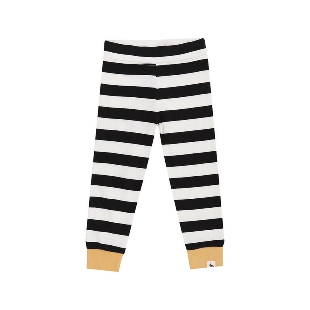 Turtledove London Boys  Wide Stripe Legging, White